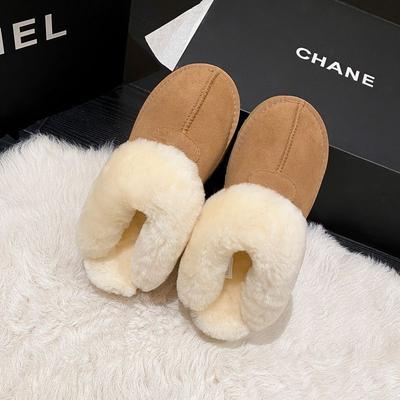 Мао Мао буксировка женщины носят новую корейскую версию нескользящих ботинок на толстой подошве из хлопка Северо-Востока с интегрированным мехом и зимние ботинки осенью и выигрывают