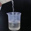 Plastic Beaker Set: 50ml Beaker, 100ml Graduated Cylinder, 500ml Beaker, 1000ml Double-Sided Graduated Cup