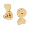 1 Pair Earring Backs for Droopy Ears Gold Plated Earrings Lifters Copper Texture Suitable for Heavy Earrings Secure Fit