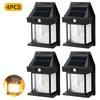Outdoor Solar Tungsten Light with Motion Sensor Wall Lamp 3 Modes Smart Light Control Solar Lights for Patio Garden Porch Decor