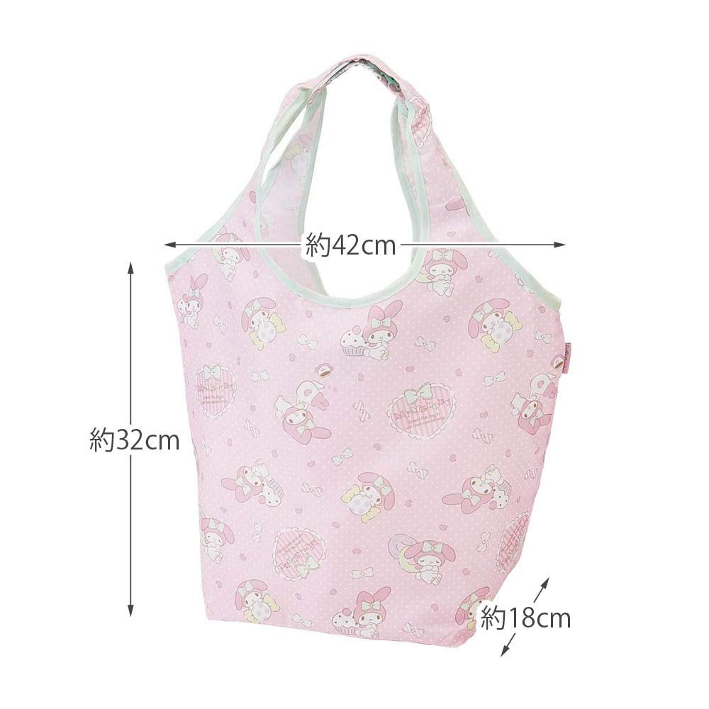Skater Сумка для покупок с чехлом Eco Bag My Melody Sanrio Ширина 420 x Высота 320 x Глубина 180 мм KBS42P