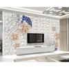 Modern 3d Wallpapers Diamond Pearl Floral Wallpapers, Bedroom Living Room Background Wall Mural