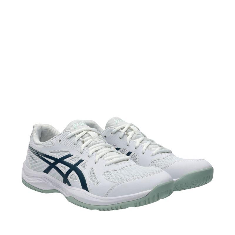 ASICS Upcourt 6 sneakers breathable mesh White/Tranquil Teal