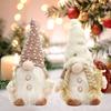 30cm Glowing Gnome Christmas Decorations 2025 Faceless Plush Dolls Elf Home Ornaments Navidad New Year 2025 Gift