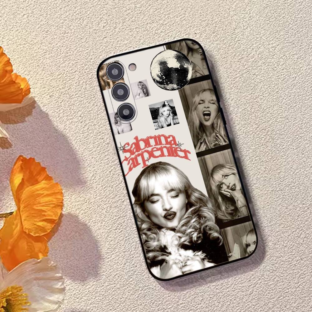 S-Sabrina C-Carpenter Певица Чехол для телефона Для Samsung Galaxy A73,A72,A71,A70,A53,A52,A51,Другие Мягкий черный чехол
