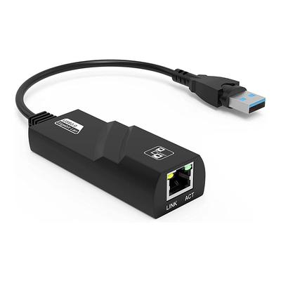 Гигабитный USB LAN адаптер Проводной Переходник SUNROZ USB 3.0 - Ethernet / Сеть RJ45 LAN для Windows 11/10/8.1/7/X (A487310)