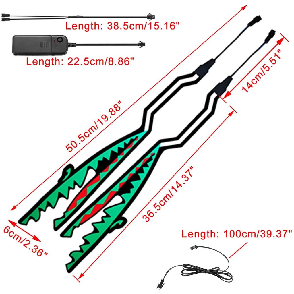 Мотоциклетный шлем 2 в 1, световая полоса в стиле акулы, светодиодная полоса ночного предупреждающего сигнала, холодная водонепроницаемая STI
