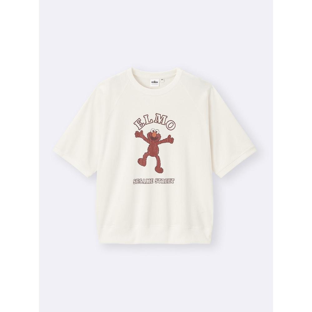 GU by Uniqlo Футболка с 5 рукавами Улица Сезам