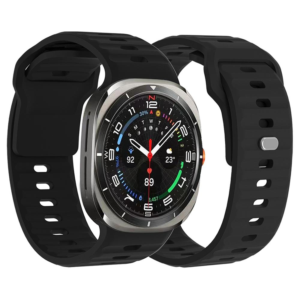Спортивный мягкий силиконовый ремешок для Samsung Galaxy Watch Ultra Браслет для Galaxy Watch Ultra 47 мм Аксессуары для ремешка часов