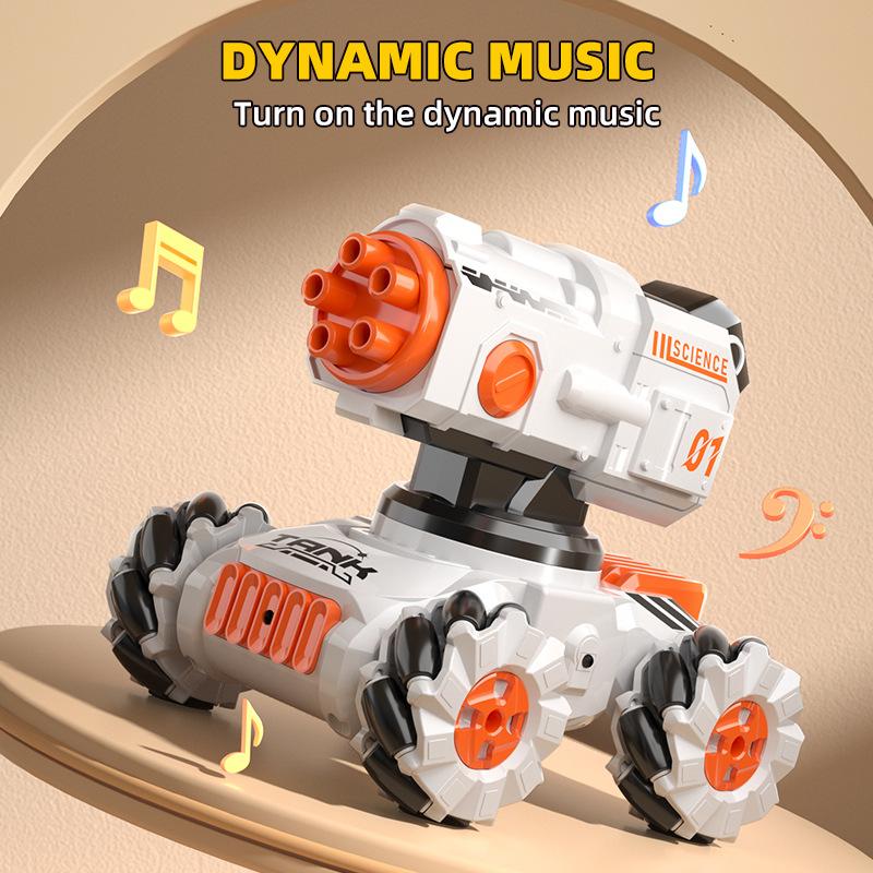 Мини Танк с Дистанционным Управлением Жестовый Бой Машина с Дистанционным Управлением Гусеничный Танк с Водяными Бомбами Детская Игрушечная Машина Радиоуправление