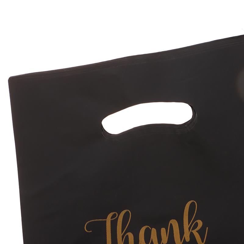 10 шт. Мини-спасибо, пластиковые подарочные пакеты, многоразовые праздничные пакеты, пластиковый подарочный пакет