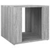 816550 vidaXL Table de chevet Sonoma gris 41x40x36 cm Bois d'ingénierie