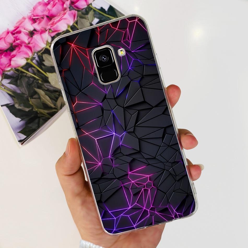 Для Samsung Galaxy A8 (2018) / A8+ (2018) Мягкий силиконовый TPU чехол SM-A730F A530F для Samsung A 8 A8 Plus, милые чехлы с мультяшными пандами