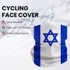 Флаг Израиля, велосипедная защита для лица, ветрозащитная защита от солнца, дышащая мужская и женская летняя уличная повязка на голову