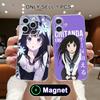 Hyouka Chitanda Clear Magsafe Mobile Phone Case for iPhone 17 16 15 14 13 12 11 Air Pro Max Plus Mini Colorful Cover