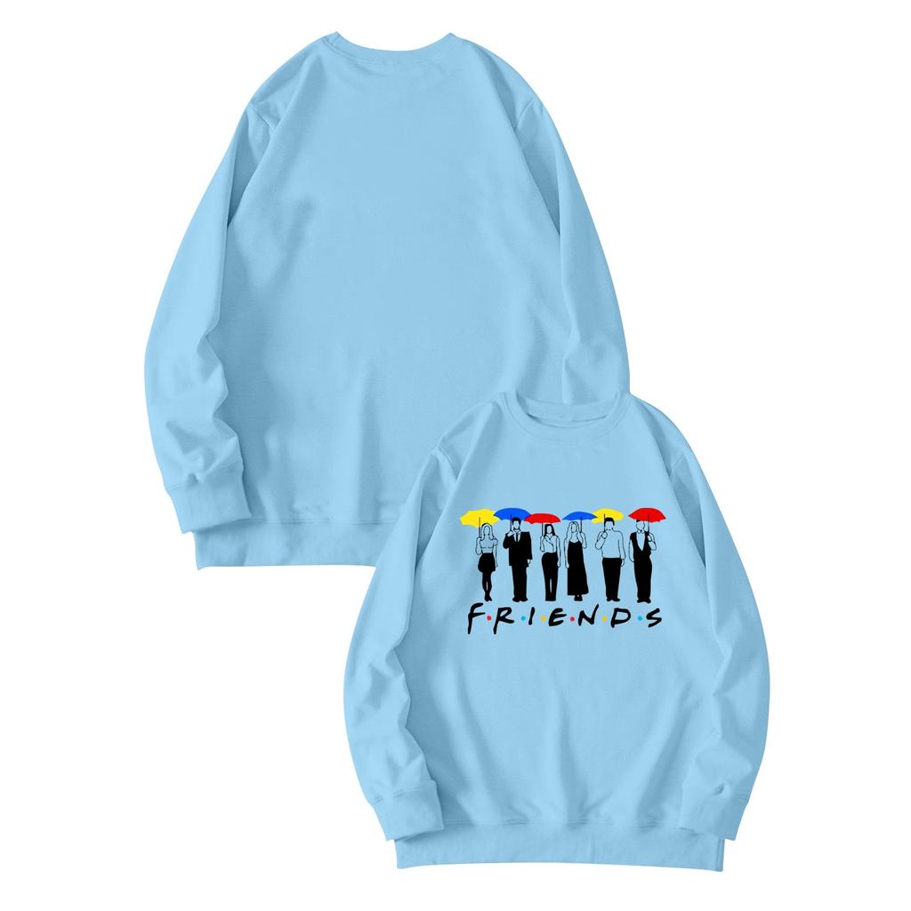 Модные женские повседневные свободные топы с длинными рукавами и круглым вырезом с принтом