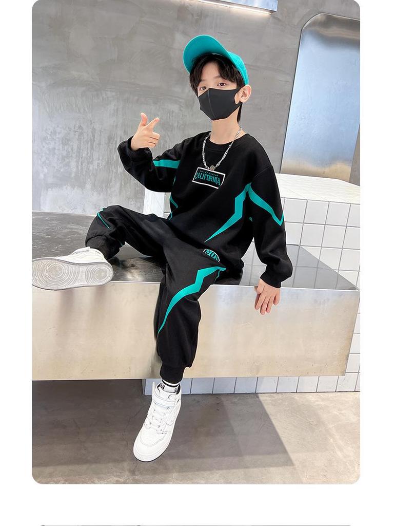 2025 Модный спортивный костюм для мальчиков — стильный осенне-весенний стиль