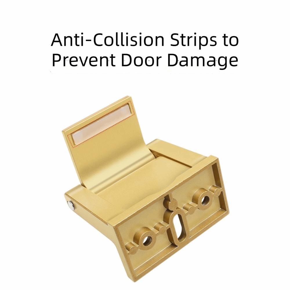 Aluminum Material Door Lock Reinforcement Design Door Bolt Invisible Door Chain  For Garage
