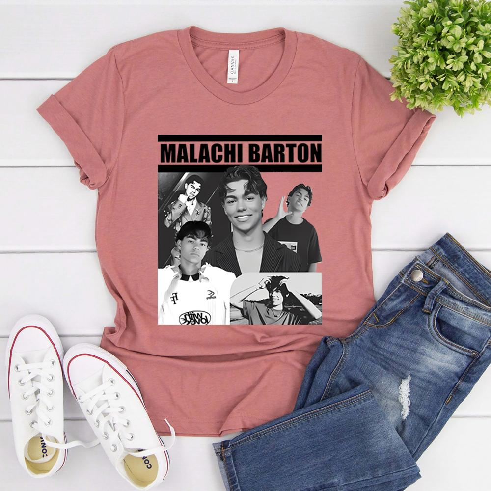 Malachi Barton Graphic Tshirts Zzombies Worlds Collide Tour 2026 Tshirt Short Sleeve Cotton FeUnisex T Shirt Streetwear Women Tee