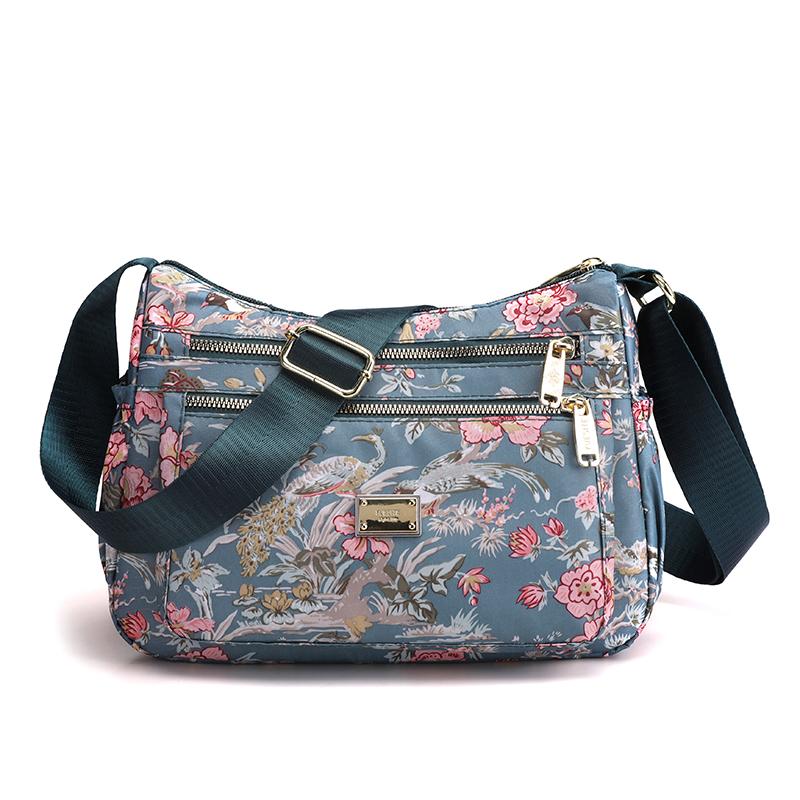 Модный дизайн с цветочным узором, женская сумка через плечо, новая женская дорожная сумка, высококачественная кожа, женские сумки-мессенджеры, Bolso Mujer CLE