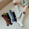 Plaid Girls Women Stockings Long Socks Autumn Winter Warm Thigh High Socks Japan Style Students Over Knee Socks Stocking Leg Sox