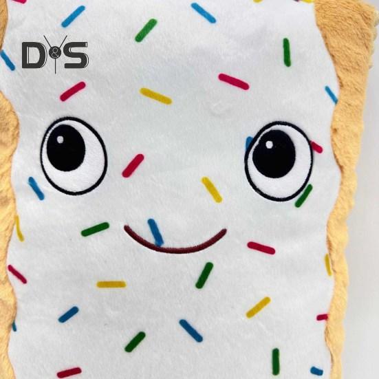 Плюшевая кукла с шоколадной крошкой из печенья, мягкая игрушка в виде животного, симпатичный дизайн сэндвича, печенья, плюшевый мишка, удобная подушка в подарок