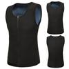 Men Sauna Suit Waist Trainer Body Shaper Compression Shirts Workout Sweat Tank Tops Vest Shapewear Exercise Slimming Undershirt Fat Burning Underwear