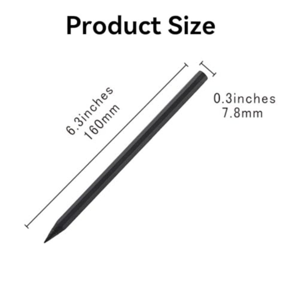Smooth Friction Eternal No Ink Pen Reusable Writing Pencil No Ink Pencil  Painting Supplies