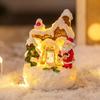 Christmas Led Light Ornaments Santa Castle Snow House Luminous Crafts 2026 New Year Kid Gift Xmas Party Home Decor