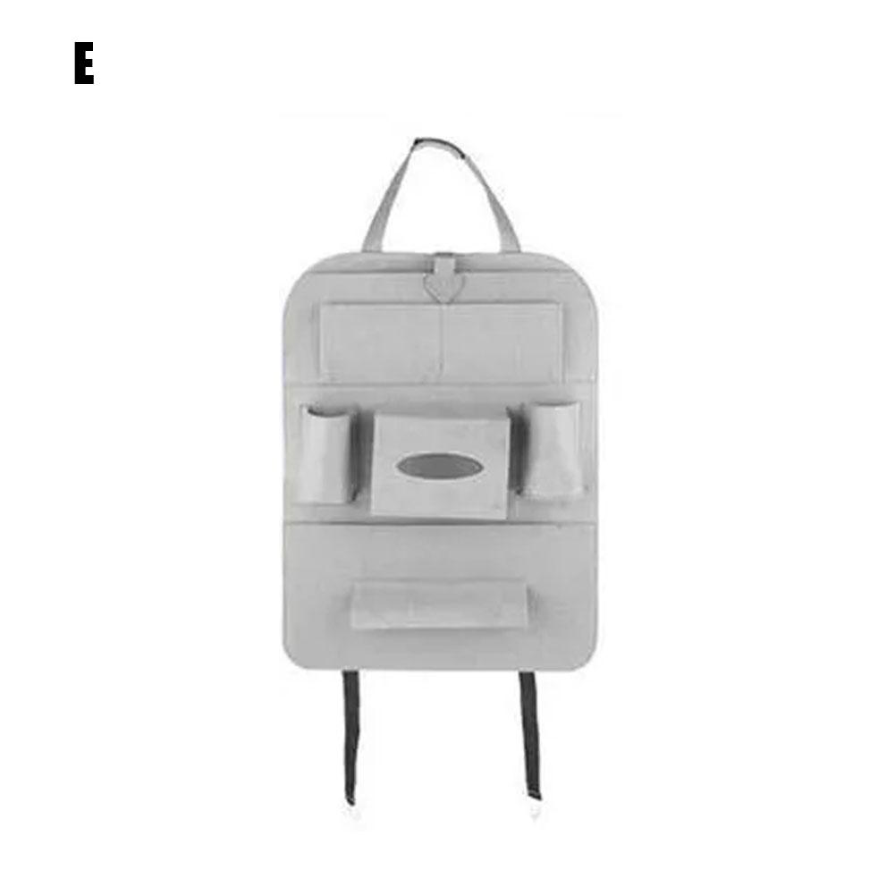 Car Seat Backrest Protector Multi-functional Storage Bag Universal Car Back Seat Storage Bag Organizer Car Accessories