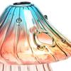 Mini Mushroom Shape Vase Colorful Transparent Glass Hydroponic Vase Flower Plant Display Vase Home Decoration