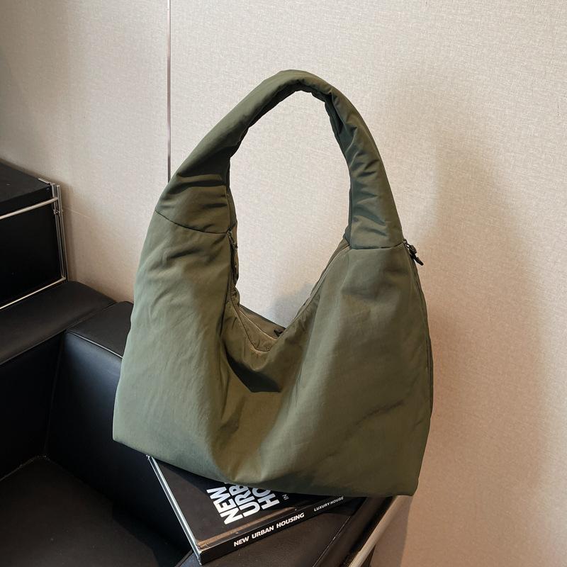 Lazy and Relaxed Bag Women's Large-capacity New Spring and Summer Versatile Casual Shoulder Bag Simple Dumpling Bag