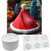 DIY Christmas Cake Mold Christmas Hat Cute Snack Baking Mold 3D Three Dimensional Mousse Mold Baking Utensils