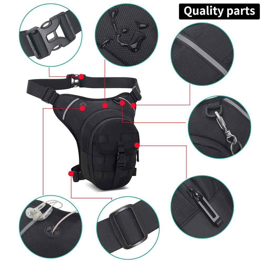 Водонепроницаемая сумка для ног мотоцикла большой емкости для езды на велосипеде