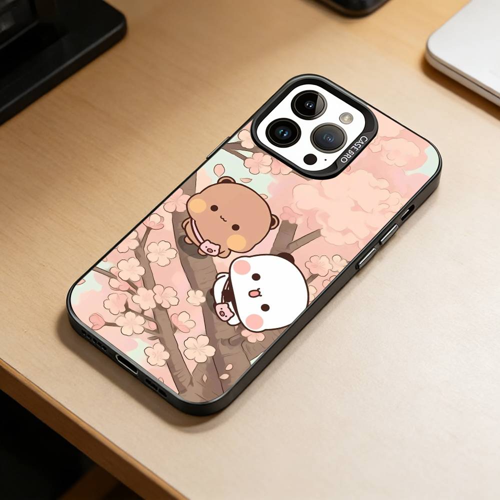 Милый Чехол для Телефона BuBu-DuDu Du Для iPhone 17,16,15,14,13,12,11 Plus,Pro Max,XS,Цветной Серебристый Черный Чехол