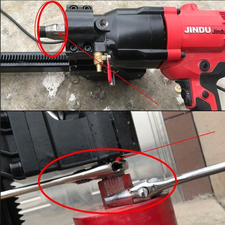 Jindu Двухцелевая ручная алмазная буровая установка высокой мощности для бетона и установки кондиционеров