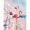 5D DIY Diamond Painting Beach Flamingo Diamond Embroidery Full Mosaic Kits Cross Stitch Home Decor Handmade Gifts
