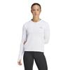 Женская футболка с длинным рукавом для бега Adidas Adizero KRY60, белая (JD1747)