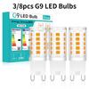 G9 LED Bulb Warm White 2700K, G9 Light Bulb 360 Lumens, No Flickering, Non-Dimmable, Energy Saving G9 Small Bulb