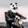 Helmet Protection Headgear Cover Cartoon Fluffy Plush Set For Motorcycle Full-Face Protective Case Motorbike Safety Trendy