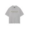 Fear of God Футболка Essentials с V-образным вырезом Светло-серые мужские топы 125SP244216F