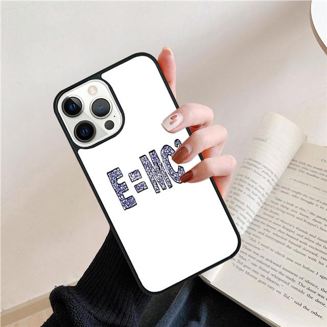 Физические уравнения E=mc2 Математический чехол-бампер для iPhone 17 Air 15 16 14 13 12 Pro Max 11 Pro Max Plus Чехол для телефона