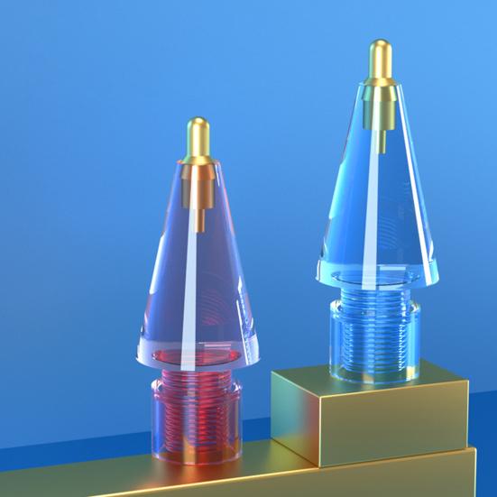 Pencil Tip Transparent Anti-slip High Sensitivity Silent Wear-resistant Replacement Thin Clear Stylus Pen