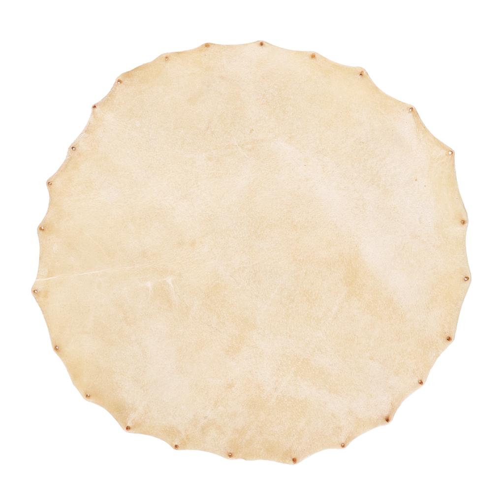 Goatskin Drum Head for Bongo Shaman Drums Djembe Replacement Parts Accessories 36cm Diameter