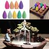 20pcs/pack Multiple Smell Colorful Natural Bullet Buddhism Backflow Incense Jasmine Smoke Hollow