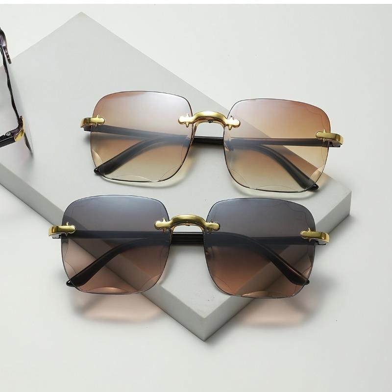 2 шт./3 шт./4 шт. Геометрический узор Ретро Повседневные очки Подходят для пеших прогулок летом