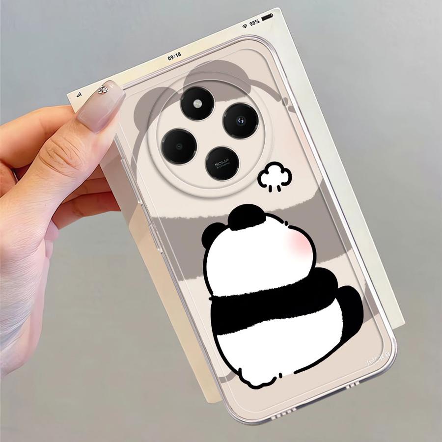 Cute Panda Case for Xiaomi Mi 11T Pro 11 Lite Soft Phone Cover