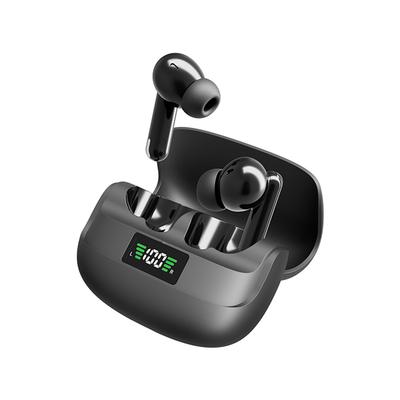 Беспроводные Bluetooth-наушники Green House с шумоподавлением, 5.3, Автоматическое сопряжение, Встроенный микрофон, AAC, Черный, GH-TWSW-BK