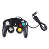 Wired Game Controller Plug and Play Single Point Vibration Gamepad Joystick for GC for Wii Black