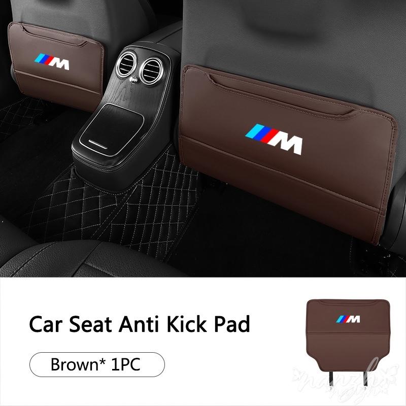 QRPZ1 Car Storage Bag Rear Backrest Protection Anti-kick Pad For BMW 1 3 5 7 Series X1 X3 X4 X5 F10 F15 F30 F18 F25 M3 M4 E34 Keychain